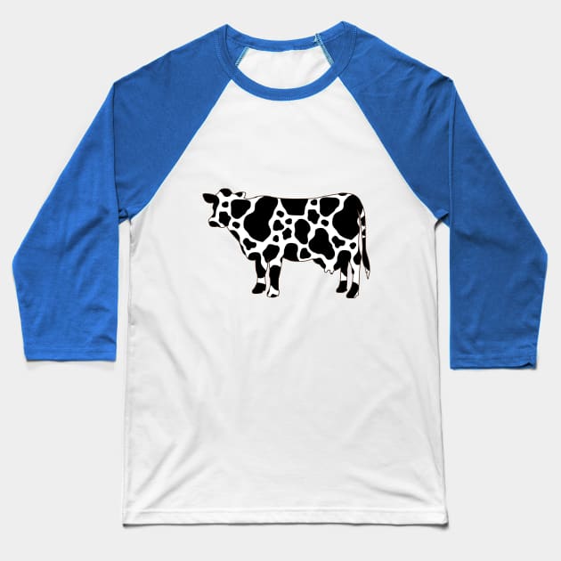 cow Baseball T-Shirt by printedartings
